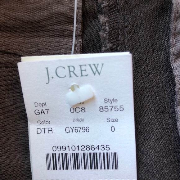 NWT J. Crew Black City Fit Cropped Corduro… - Picture 6 of 6